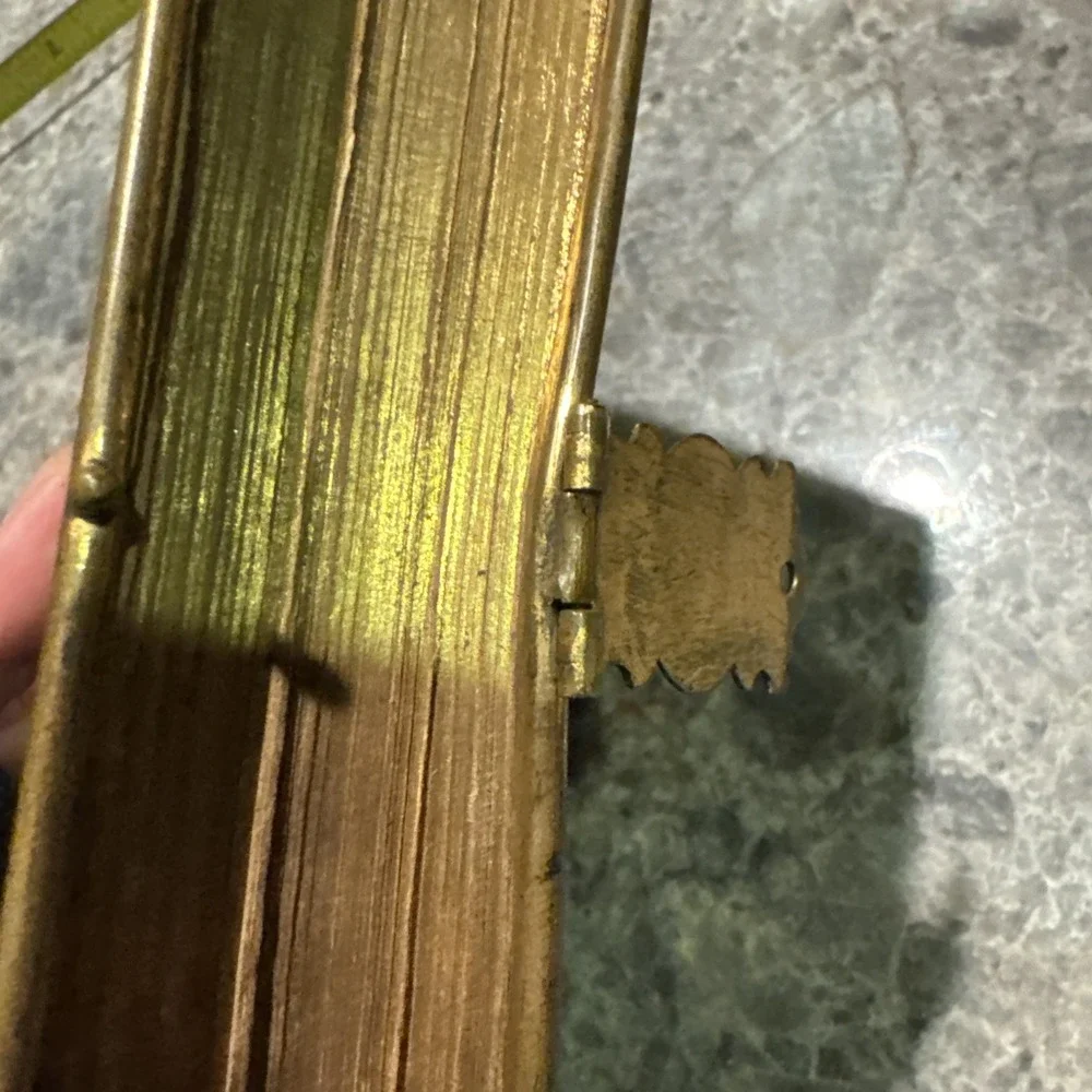 Antique 1865 Glasgow  Bible Book With Clasp Beautiful And rare